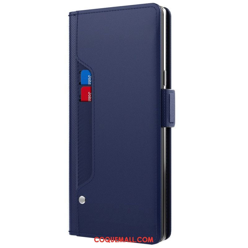 Housse Huawei Pura 70 Ultra Miroir et Porte-Cartes Amovible