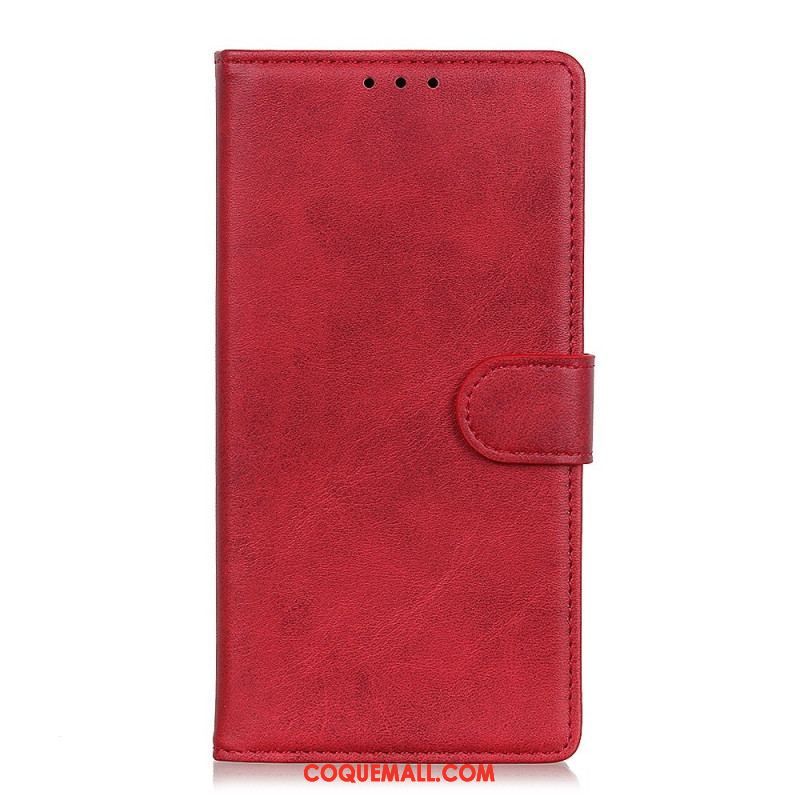 Housse OnePlus 10T 5G Simili Cuir Mat