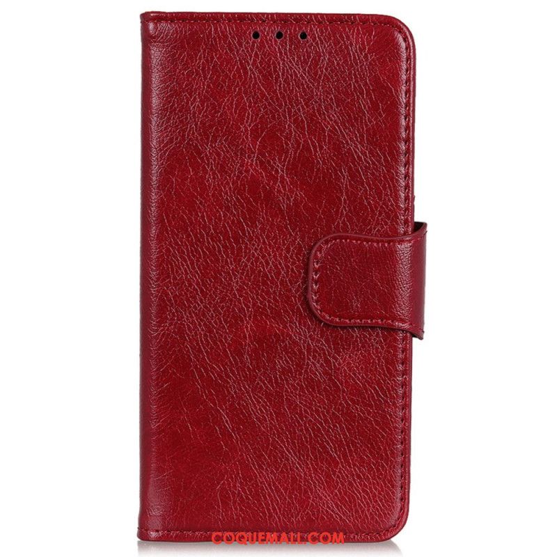 Housse OnePlus 12 5G Cuir Fendu Nappa