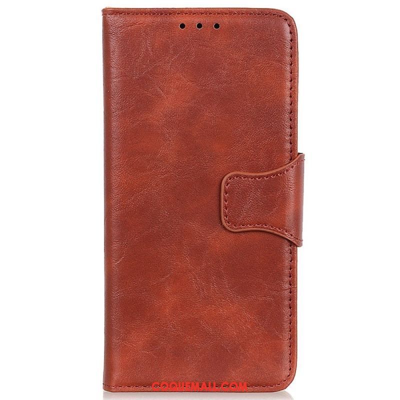 Housse OnePlus Nord 2T 5G Cuir Fendu Vintage