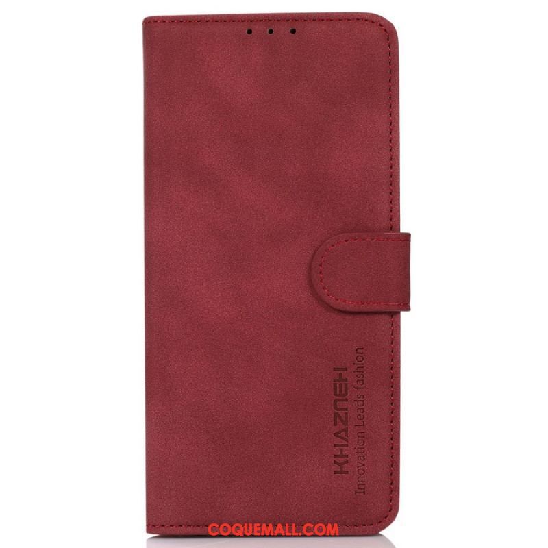 Housse OnePlus Nord 2T 5G Simili Cuir Vintage KHAZNEH