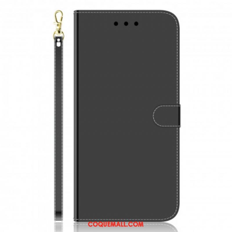 Housse OnePlus Nord CE 5G Simili Cuir Couverture MIroir