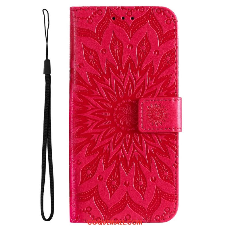 Housse Oppo Reno 11 Pro 5G Motif Mandala à Lanière