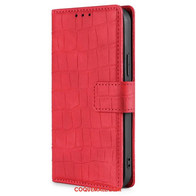 Housse Oppo Reno 11F 5G Texture Crocodile