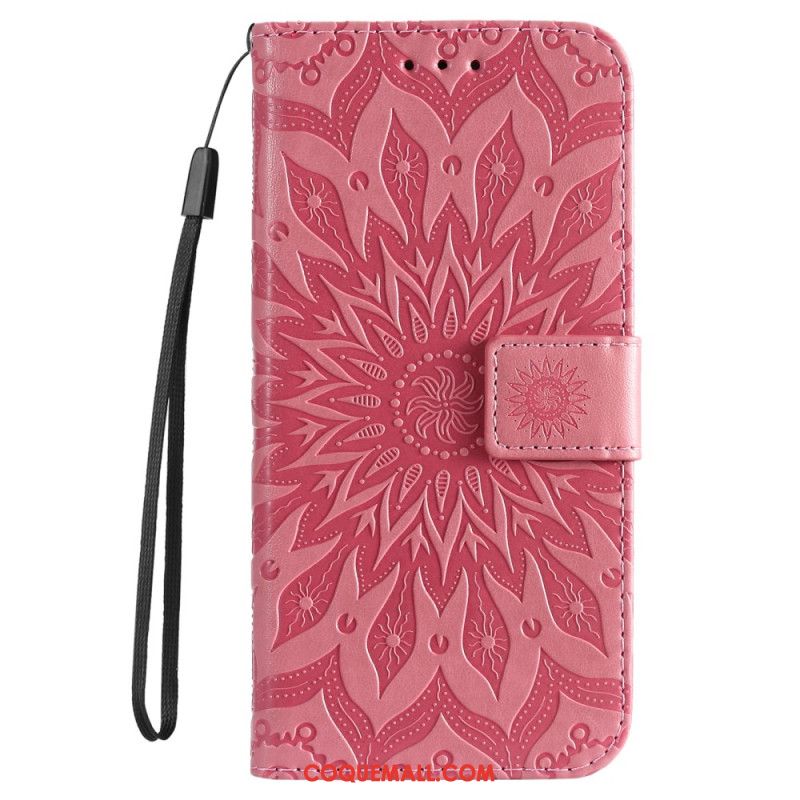 Housse Oppo Reno 12 5G Mandala à Lanière