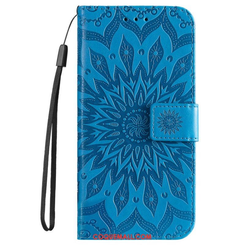 Housse Oppo Reno 12 5G Mandala à Lanière