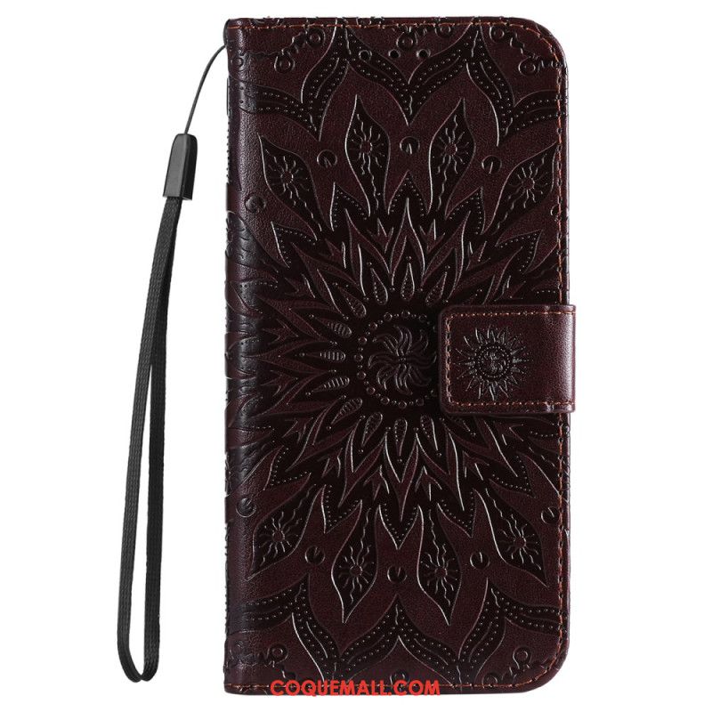 Housse Oppo Reno 12 5G Mandala à Lanière