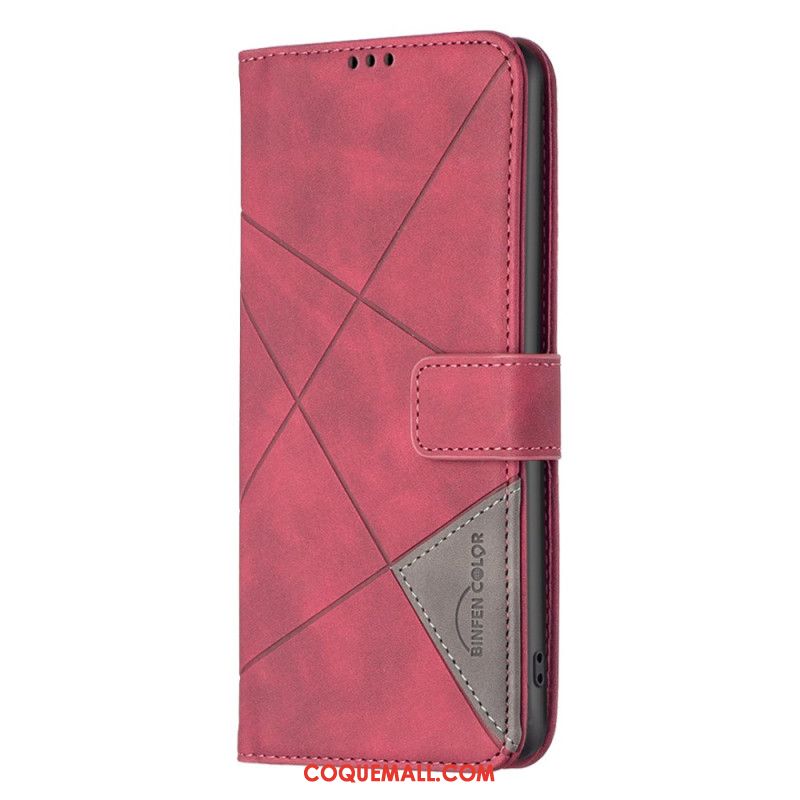 Housse Oppo Reno 12F 5G Motif Géométrique BINFEN COLOR