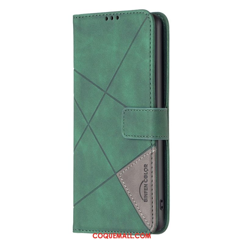 Housse Oppo Reno 12F 5G Motif Géométrique BINFEN COLOR