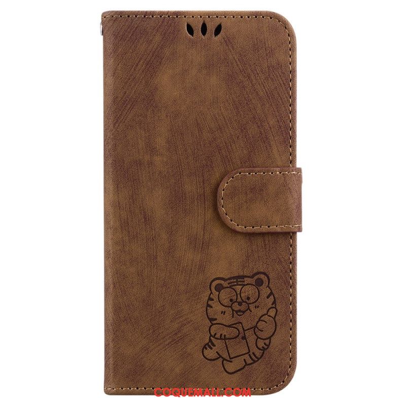 Housse Oppo Reno 12F 5G Motif Tigre