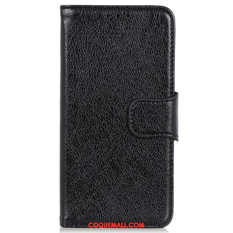 Housse Oppo Reno 7 Cuir Fendu Nappa