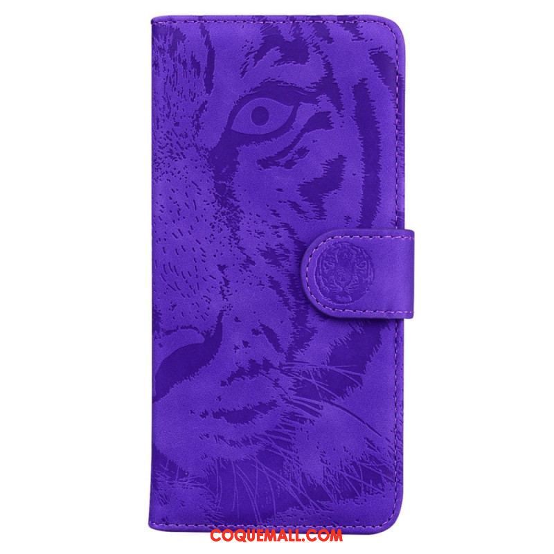 Housse Oppo Reno 8 Pro Empreinte de Tigre