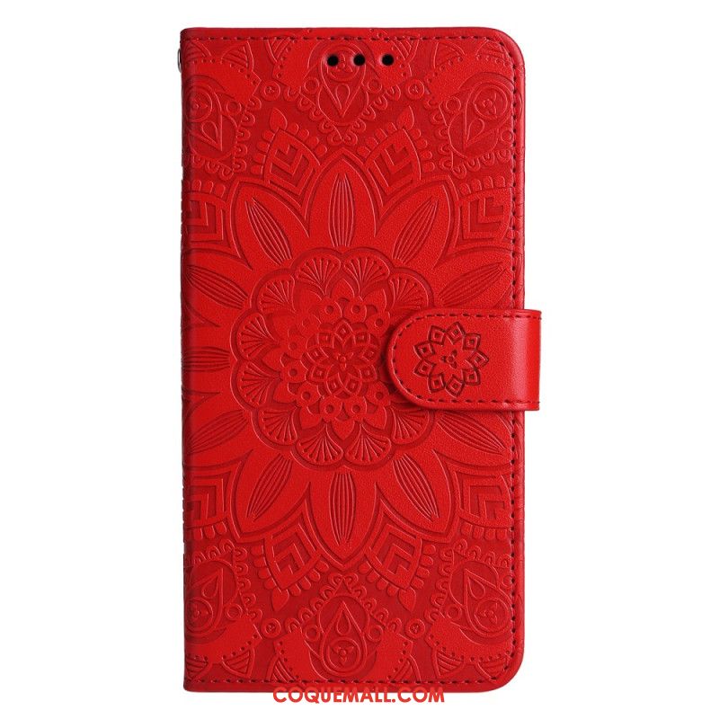 Housse Samsung Galaxy A15 5G Impression Mandala avec Lanière