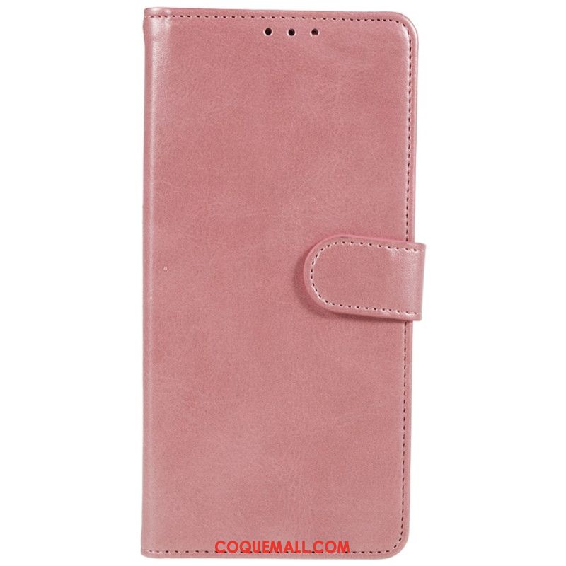 Housse Samsung Galaxy A15 5G Style Cuir Mat à Lanière