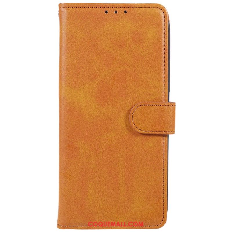 Housse Samsung Galaxy A15 5G Style Cuir Mat à Lanière