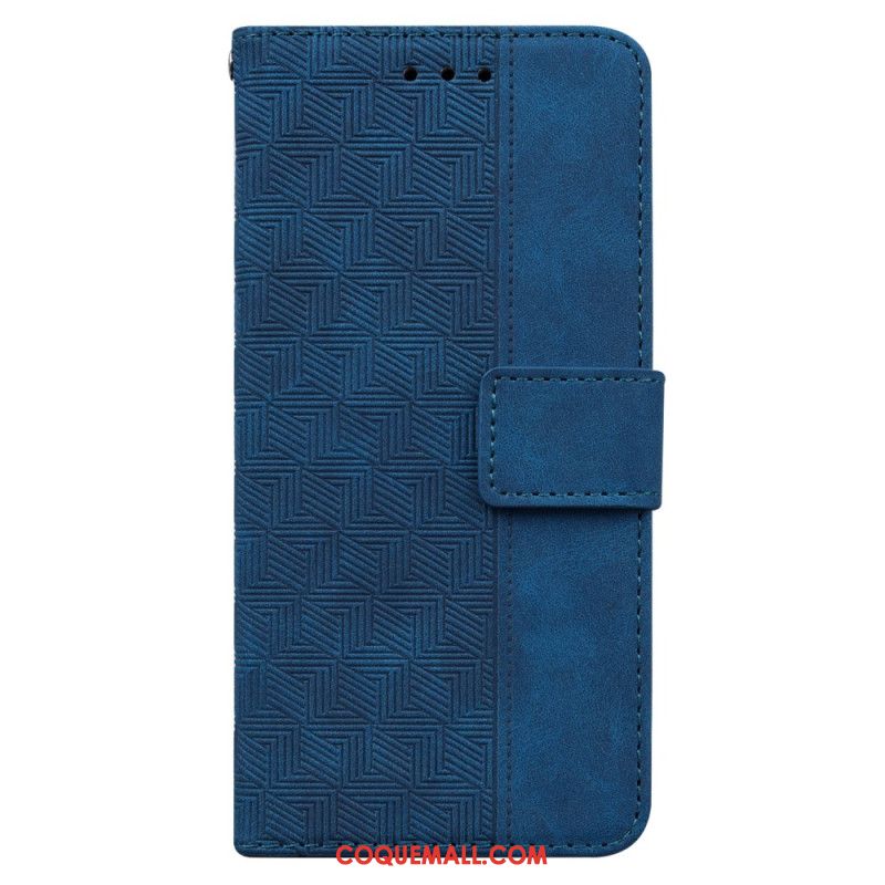 Housse Samsung Galaxy A15 Motif Tissé à lanière