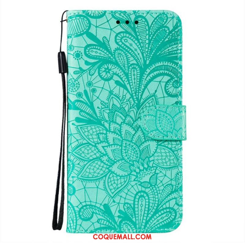 Housse Samsung Galaxy A16 4G / 5G Motif Floral et Lanière