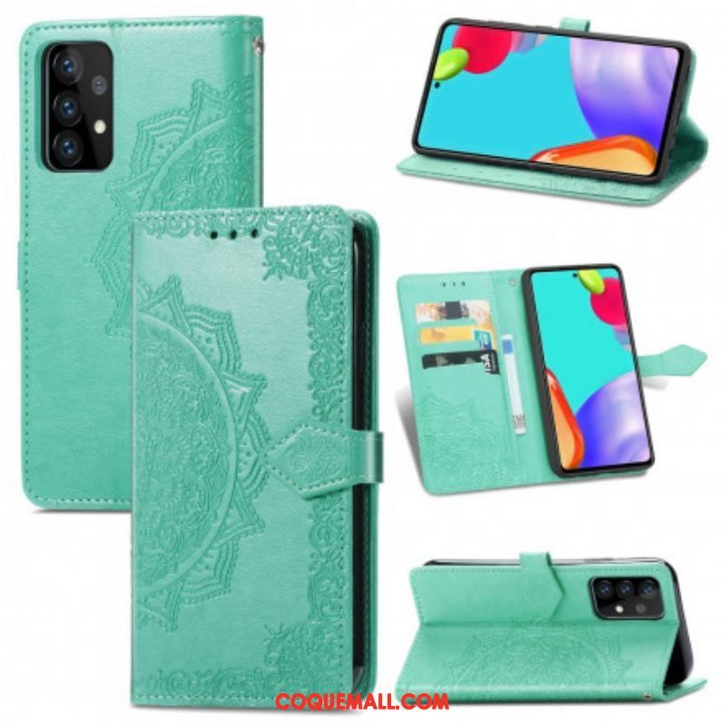 Housse Samsung Galaxy A52 4G / A52 5G / A52s 5G Mandala Moyen Age