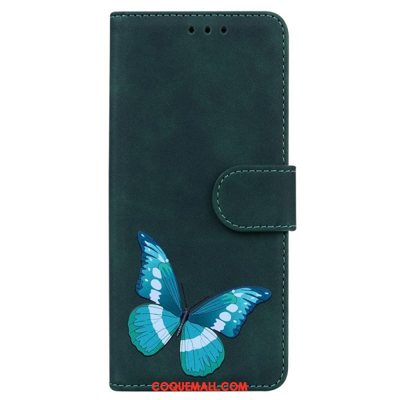 Housse Samsung Galaxy A53 5G Skin-Touch Papillon