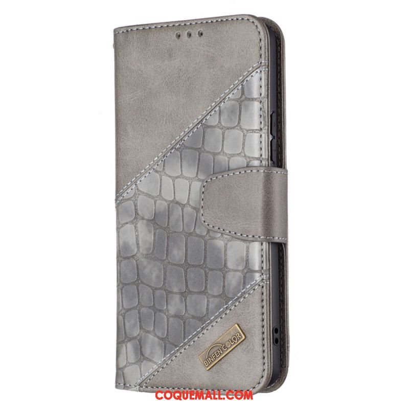 Housse Samsung Galaxy A53 5G Style Peau de Crocodile Binfen Color