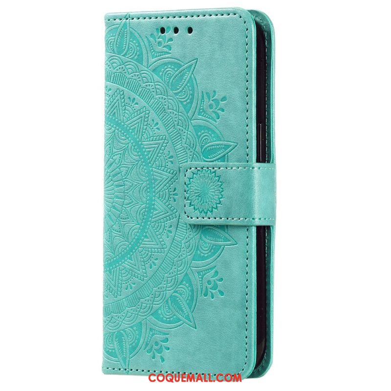 Housse Samsung Galaxy A55 5G Mandala Soleil à Lanière