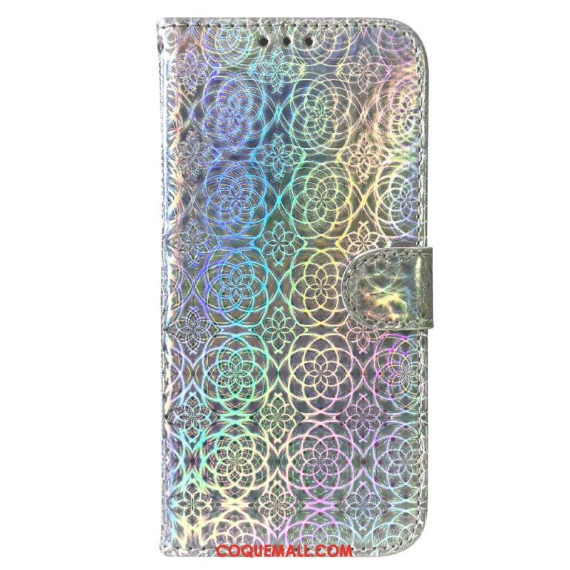 Housse Samsung Galaxy A55 5G Style Disco à Lanière