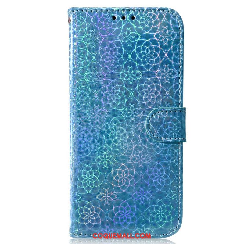 Housse Samsung Galaxy A55 5G Style Disco à Lanière