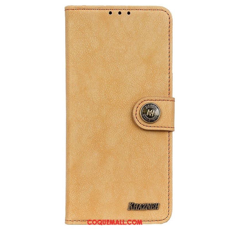 Housse Samsung Galaxy M23 5G Cuir Fendu KHAZNEH