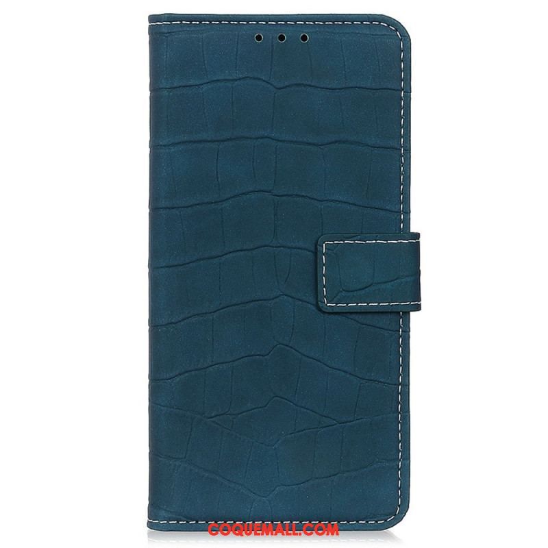 Housse Samsung Galaxy M23 5G Style Peau de Crocodile