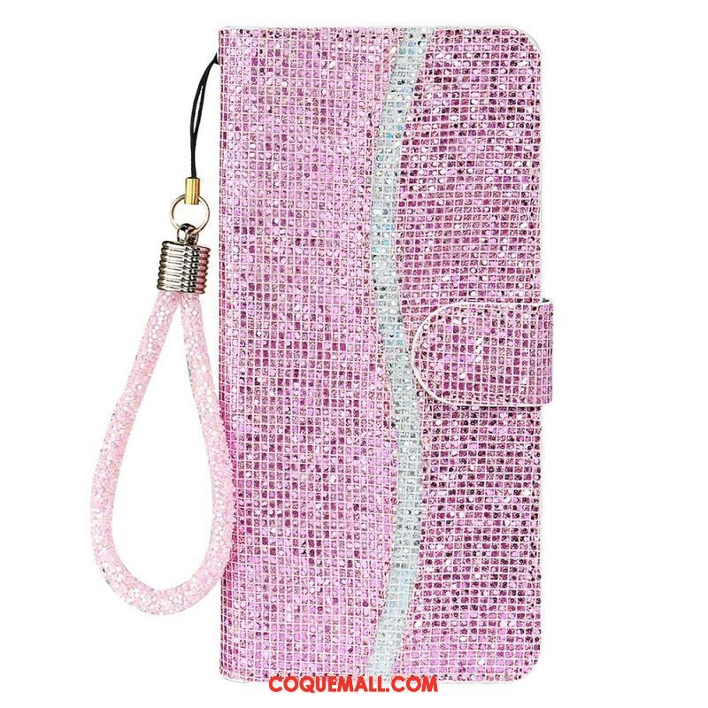 Housse Samsung Galaxy S21 FE Paillettes S Design