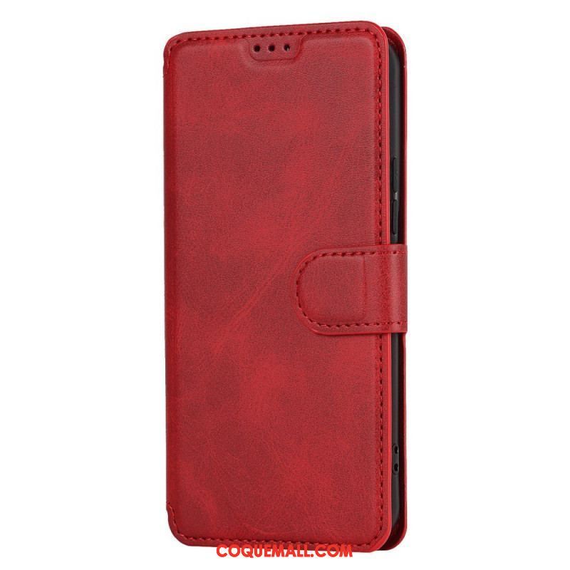 Housse Samsung Galaxy S22 5G Effet Cuir Vintage Mat