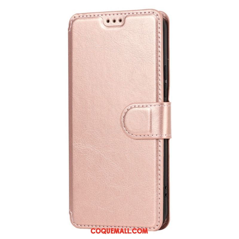 Housse Samsung Galaxy S22 5G Effet Cuir Vintage Mat