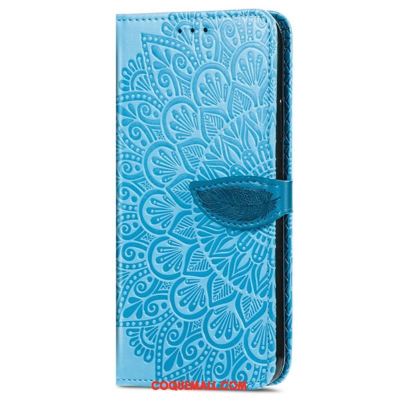 Housse Samsung Galaxy S22 Ultra 5G Feuilles Tribales