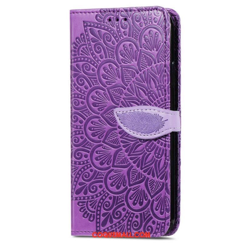 Housse Samsung Galaxy S22 Ultra 5G Feuilles Tribales