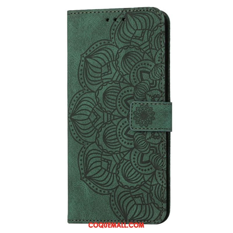 Housse Samsung Galaxy S23 5G Mandala à Lanière