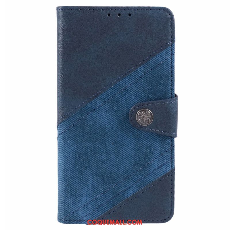 Housse Samsung Galaxy S24 5G Style Jeans Bicolore