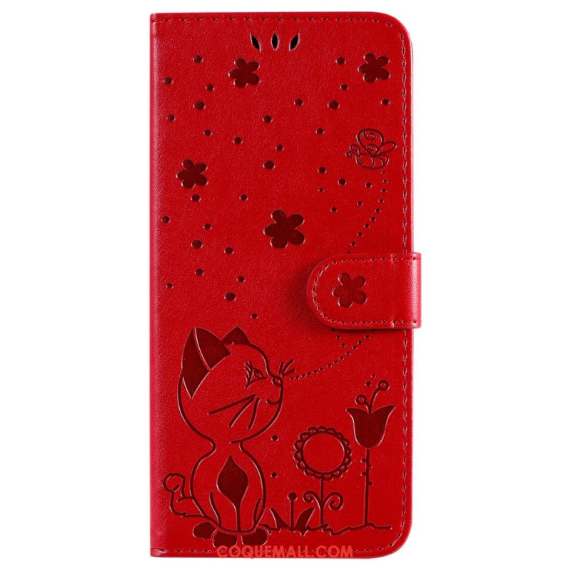 Housse Samsung Galaxy S24 FE Chat et Abeille