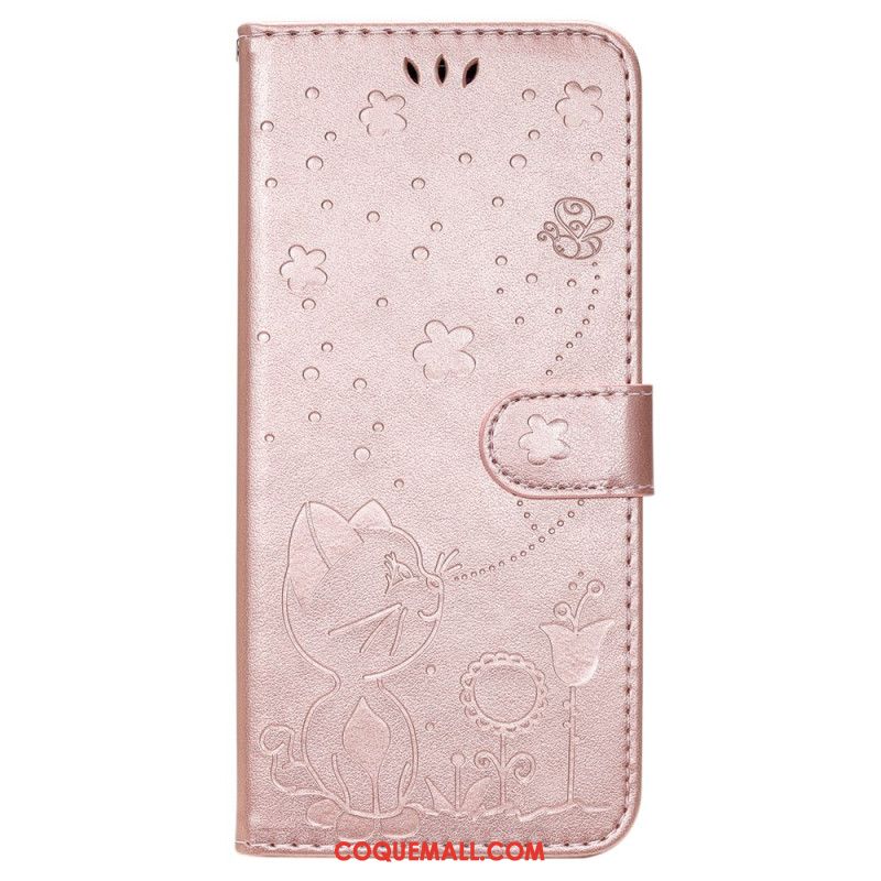 Housse Samsung Galaxy S24 FE Chat et Abeille