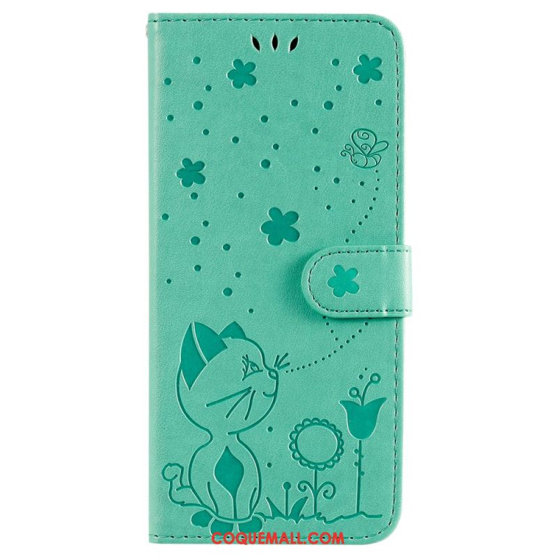 Housse Samsung Galaxy S24 FE Chat et Abeille