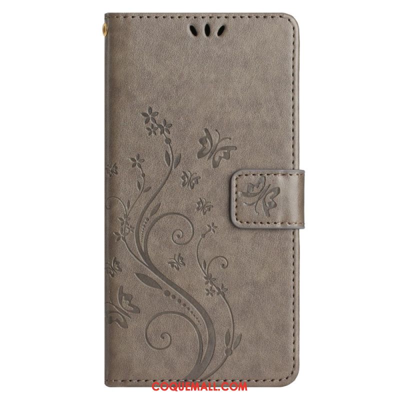 Housse Samsung Galaxy S24 FE Motif de Papillons et Fleurs