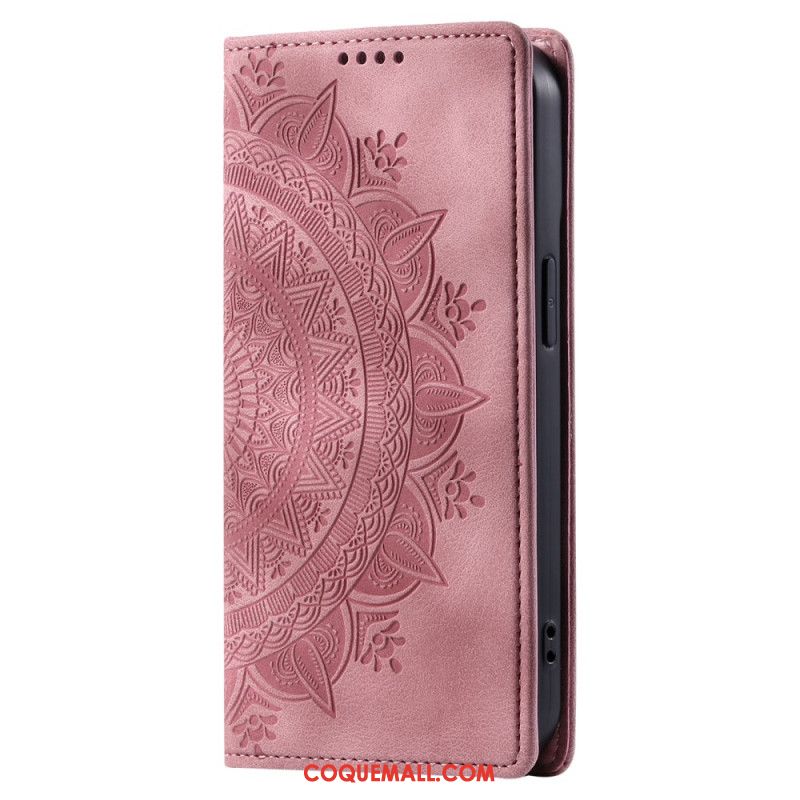 Housse Samsung Galaxy S24 Plus 5G Fleur de Mandala