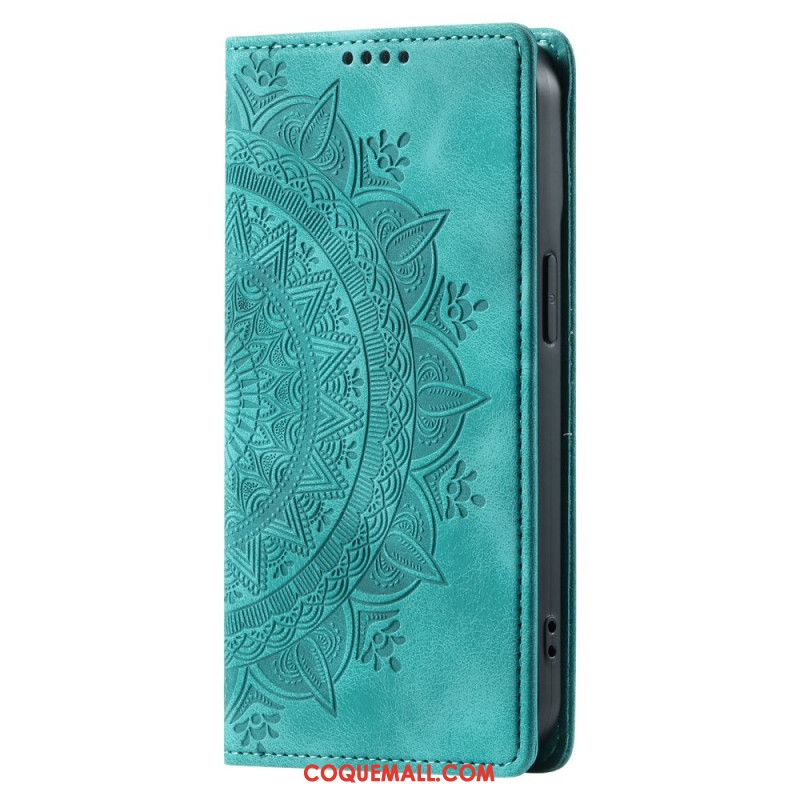 Housse Samsung Galaxy S24 Plus 5G Fleur de Mandala