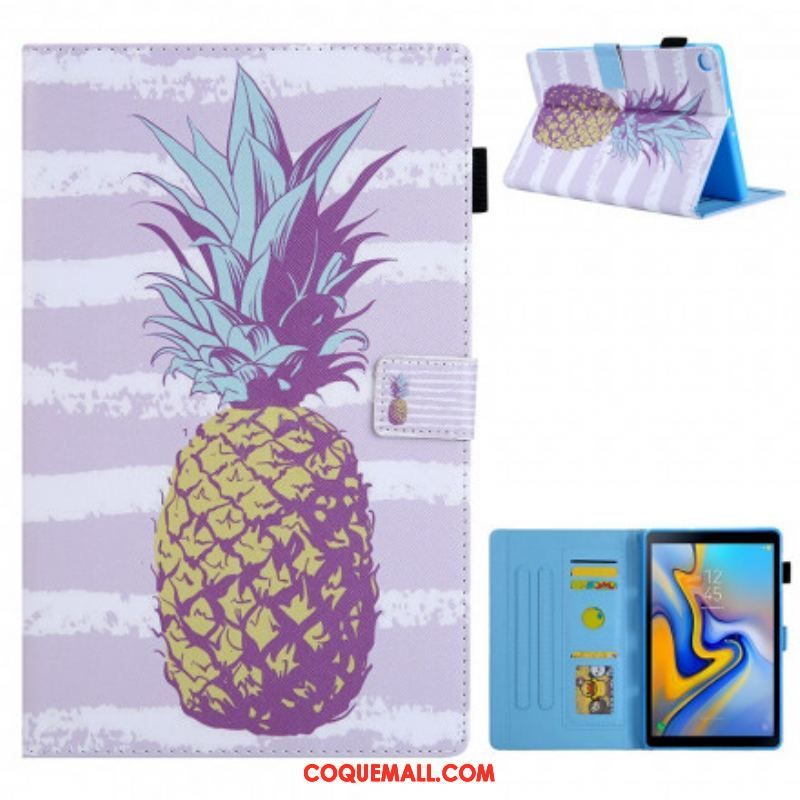 Housse Samsung Galaxy Tab A7 (2020) Design Ananas