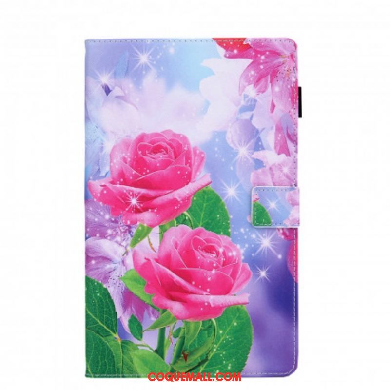 Housse Samsung Galaxy Tab A7 (2020) Fleurs de Rêve