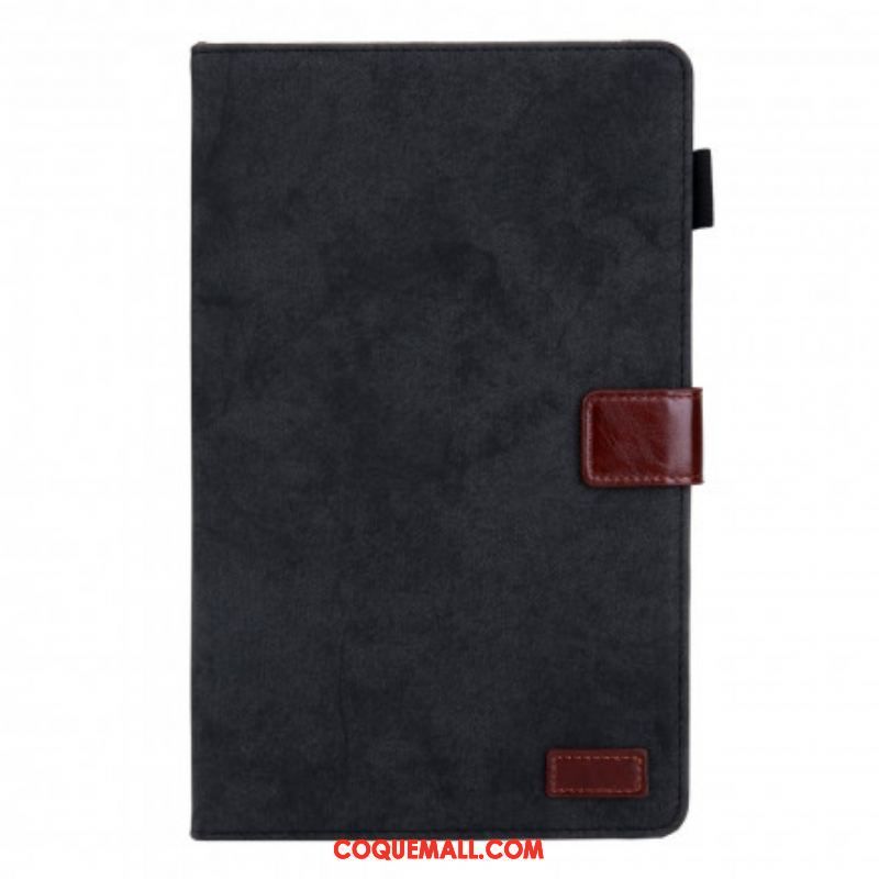 Housse Samsung Galaxy Tab A7 (2020) Style Cuir Classique