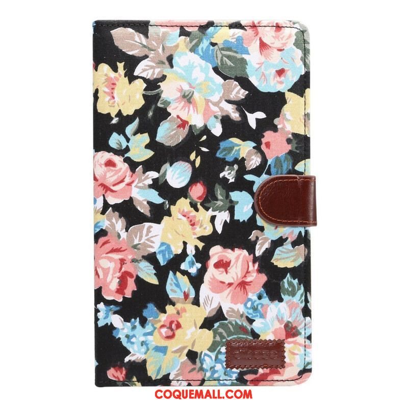 Housse Samsung Galaxy Tab A7 Lite Fleurs Liberty