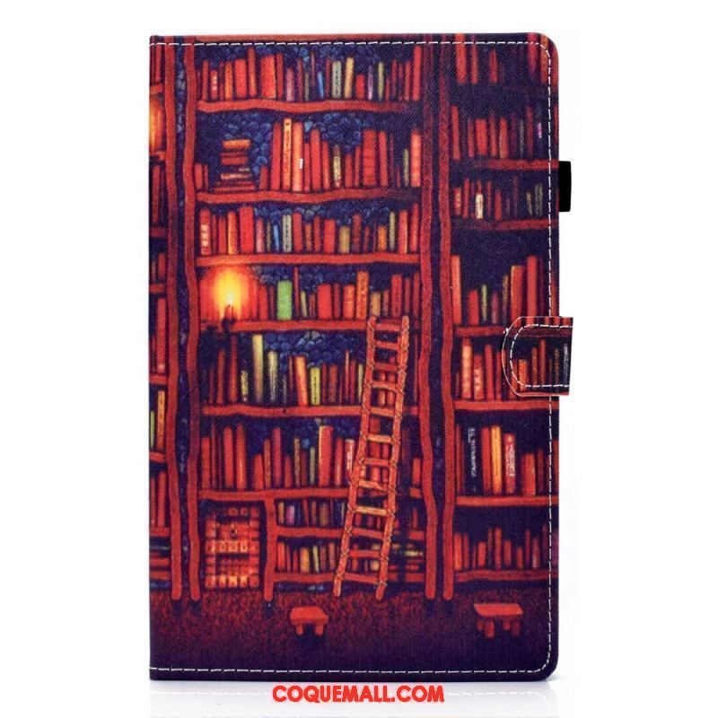 Housse Samsung Galaxy Tab A8 (2021) Bibliothèque