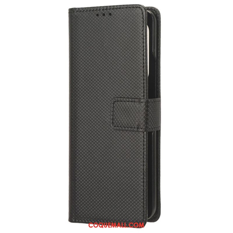 Housse Samsung Galaxy Z Fold 5 Dots à Lanière