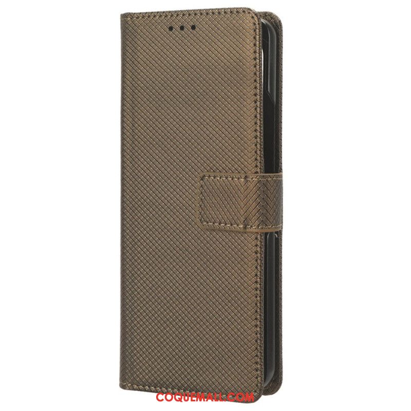 Housse Samsung Galaxy Z Fold 5 Dots à Lanière