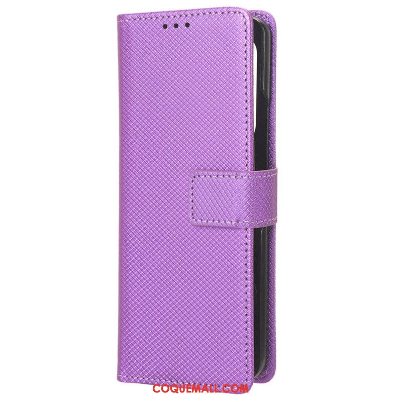 Housse Samsung Galaxy Z Fold 5 Dots à Lanière